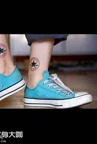 Corak Tattoo Leg Star