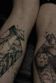 зовнішня особистість ноги мода татем татуювання татем