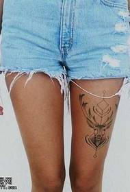 patró de tatuatge antílope tibetà de cames
