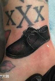 Patrón de tatuaje de zapato