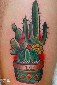 fótur kaktus húðflúrmynstur 37419 - Leg Warrior Tattoo Pattern