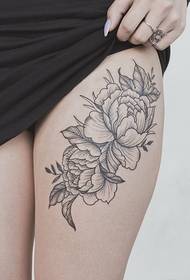 beautiful tattoo pattern for girls sexy legs