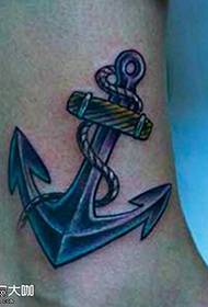 mudellu di tatuaggi di anchor di perna