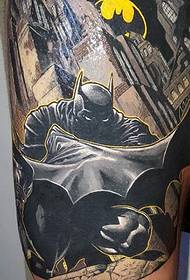leg batman tattoo pattern