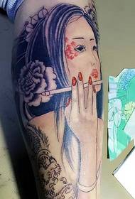 zak kalf triest sexy bloem tattoo tattoo