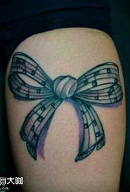 Láb pillangó Megjegyzés tetoválás minta