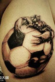 Sumbanan sa tattoo sa tattoo sa Leg Personalidad sa Football