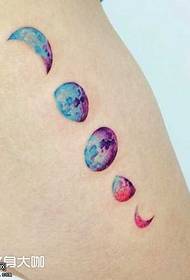 Leg Planet Tattoo Patroon