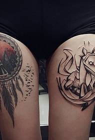 različite tetovaže tetovaže na bedrima