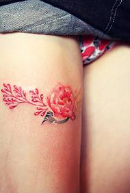 Girls' thigh tattoo tattoos have a very high rate of return
