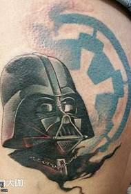 Leg Star Wars Mask Tattoo