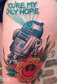 been robot tattoo patroon