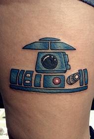 Mga pattern ng Tattoo na Mga Kulay ng Tataw na Robot ng Kulay ng Kulay