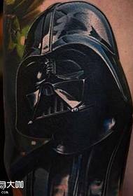 Mga pattern ng tattoo ng Leg Star Wars Mask