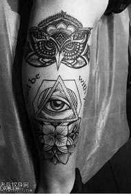leg all-eye eye tattoo Pattern