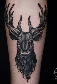 calf elk avatar tattoo pattern