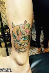 ніжний милий кіт татуювання візерунок