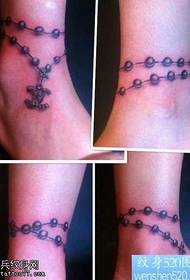 Pattern di tatuaggi di Leg Chanel