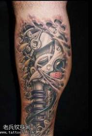 pola tato lengen sikil