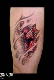 leg brutsen bonken tattoo patroan