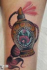 leg Perfume tattoo pattern