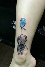 telecí balón visí malé tetování osobnost tetování vzor 36969-hezký květ tetování vzor pro telata
