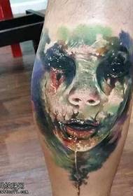 ben vatten spöke tatuering mönster