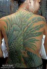 Te wahine o muri ka peariki peacock tattoo peita