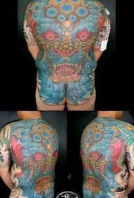 Човечки грб супер убав шеф тетоважа на грбот