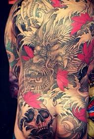 Full of classic and handsome Chinese dragon tattoo