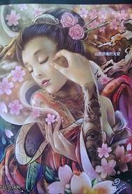Pîvana tevahiya paşîn a geisha tattoo