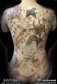 Full-back flying tattoos are shared by the tattoo museum