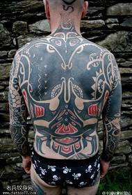 Patrón de tatuaje de tótem clásico de estilo japonés