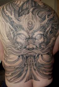 Classic full back dragon tattoo