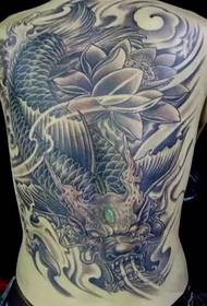 Stunning male full back tattoo