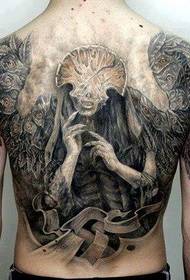 Atmospheric cool full of death tattoo