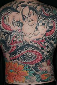 Personalizovana potpuna tetovaža zmija