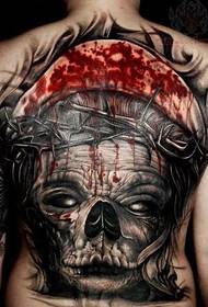 Стилски тетоважа со целосен грб
