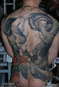 Chinese style classic traditional large tattoo pattern
