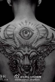 Angel Eye Antelope Tattoo Pattern