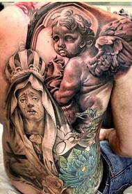 Stilige og fulle av europeiske og amerikanske guder tatoveringsbilder