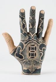 Tatuatge d'esquena _24 model de mà creativa apreciació del model de tatuatge de la mà