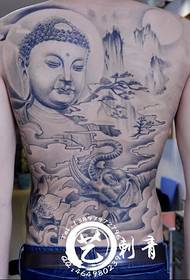 Klasické plné zadní tetování