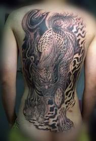 Ancient sacred beast full of unicorn tattoo