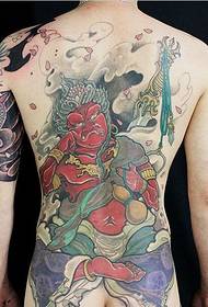 Japoniško stiliaus pilno nugaros gynėjo deimanto paveikslėlis