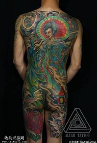 Klasičen vzorec tatoo geisha totem