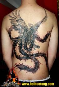 Full of sacred and fascinating phoenix tattoo pattern
