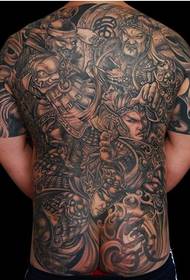 Padrão de imagem de tatuagem de Deus Tenjin Erlang