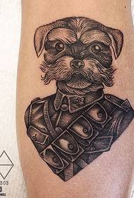 Modellu generale di tatuu di cane di vitellu