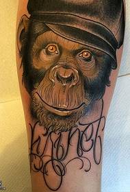 Pattern ng tattoo ng Calf orangutan